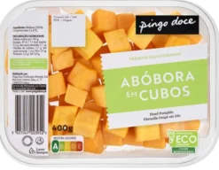 Abóbora Cubos Embalada