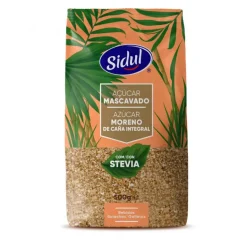 Açúcar Mascavado com Stevia