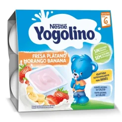 Alimento Lácteo Morango e Banana
