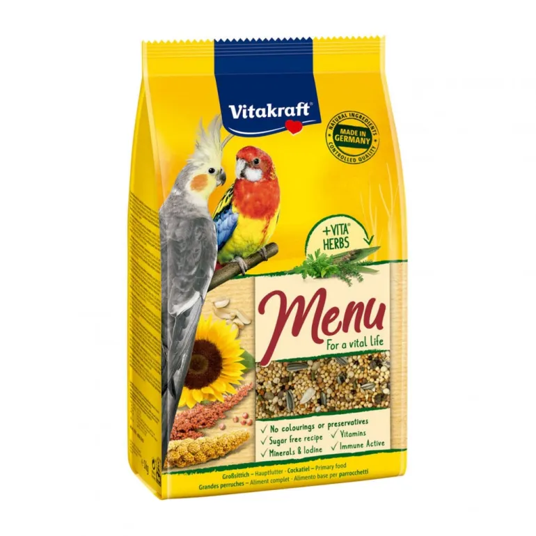 Alimento Menu para Catatua