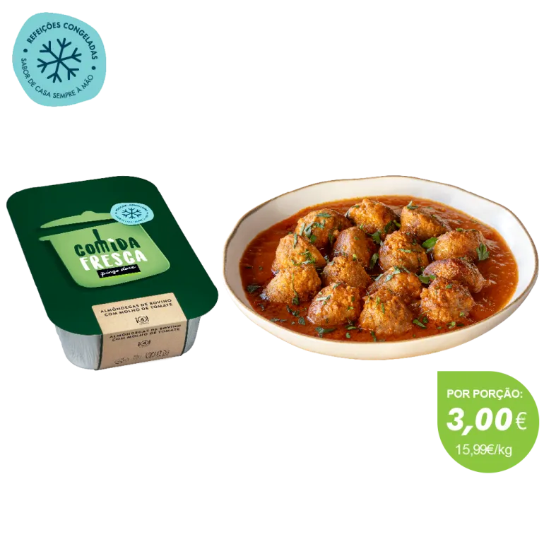 Almôndegas com Molho de Tomate