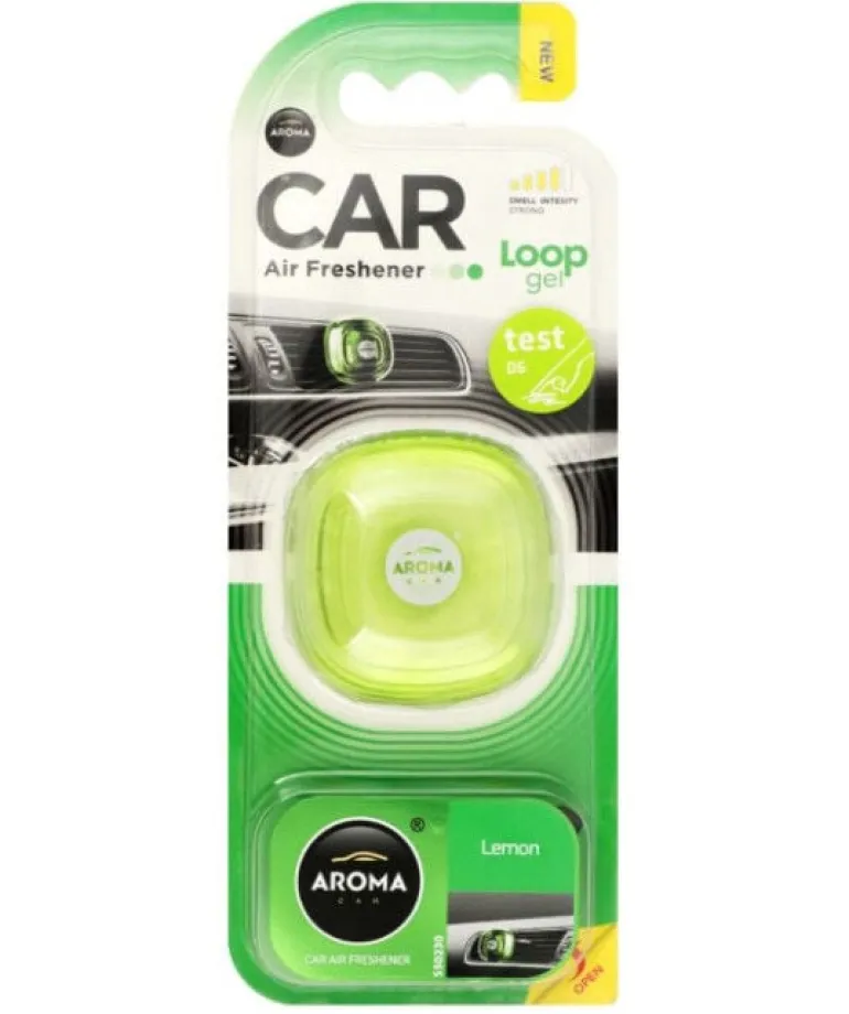 Ambientador para Carro Encaixar Gel Limão
