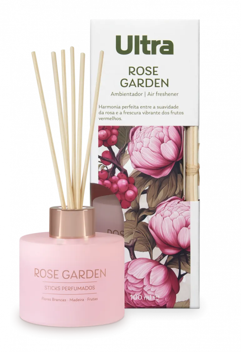 Ambientador Sticks Perfumados Rose Garden