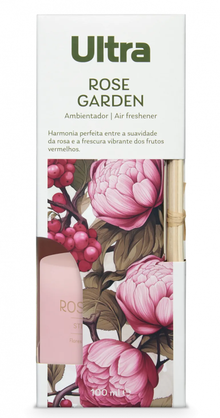 Ambientador Sticks Perfumados Rose Garden