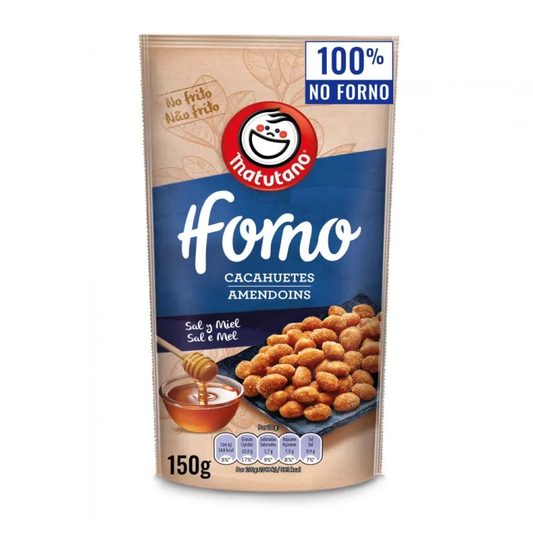 Amendoim no Forno com Sal e Mel