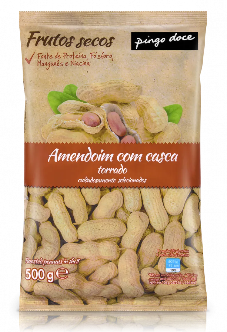 Amendoim Torrado com Casca