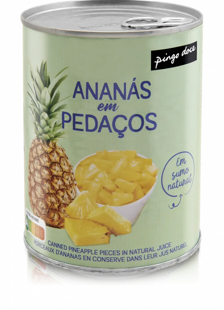 Ananás em Calda Pedaços