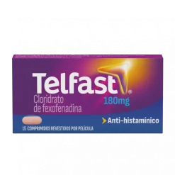 Anti-Alérgico Telfast 180mg 15 comprimidos