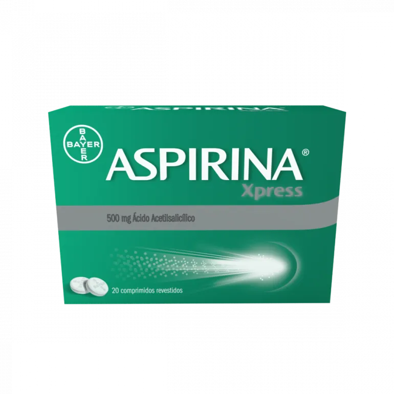 Aspirina Xpress 500mg 20 comprimidos