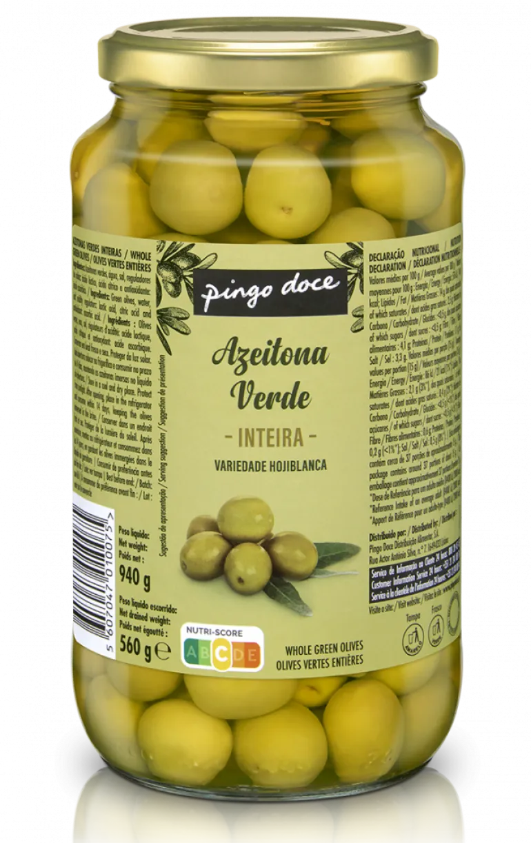 Azeitonas Verdes Hojiblanc