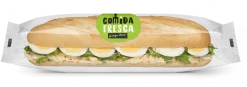 Baguete com Pasta de Delícias do Mar e Ovo