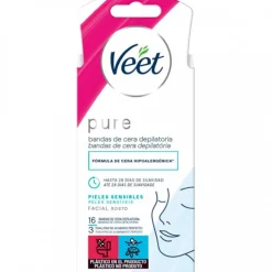 Bandas Depilatórias Cera Expert Facial Pele Sensível