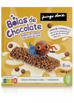 Barras de Cereais com Bolas de Chocolate