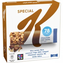 Barras de Cereais de Chocolate de Leite Special K