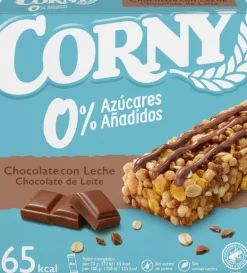Barras de Cereais e Chocolate de Leite 0% Açúcar