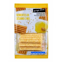 Barras de Sementes de Sésamo e Mel