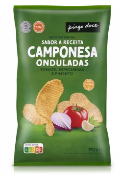 Batatas Fritas Onduladas Camponesas