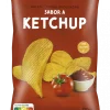 Batatas Fritas Onduladas Ketchup