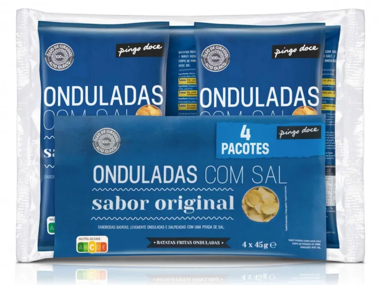 Batatas Fritas Onduladas Pack 4