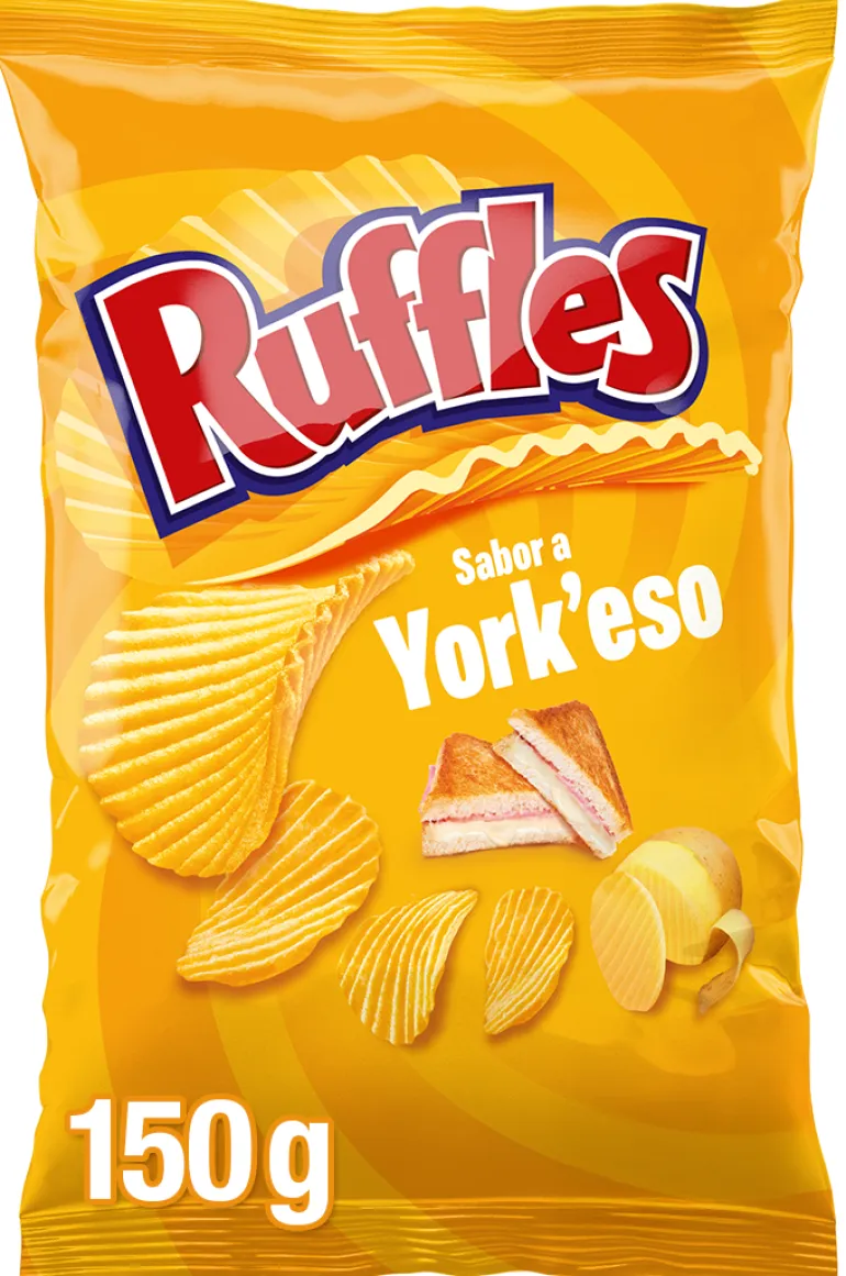 Batatas Fritas Onduladas Ruffles York'eso
