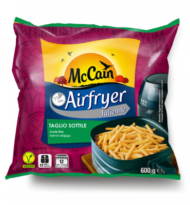 Batatas Julienne Corte Fino para Airfryer