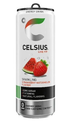 Bebida Energética Sparkling Morango e Melancia