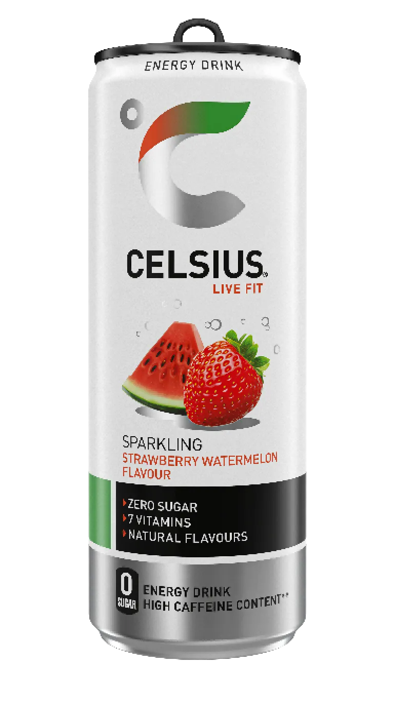 Bebida Energética Sparkling Morango e Melancia