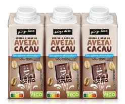 Bebida Vegetal de Aveia e Chocolate sem Açúcar Pack 3
