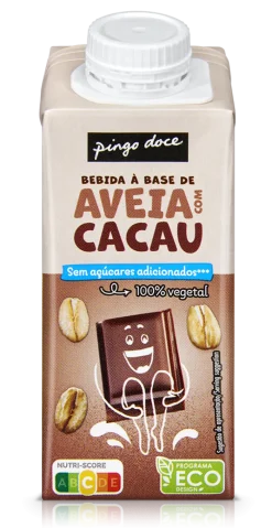 Bebida Vegetal de Aveia e Chocolate sem Açúcar Pack 3