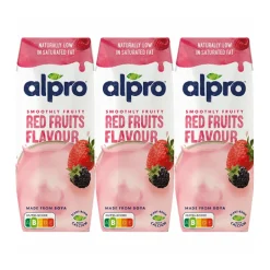 Bebida Vegetal de Soja com Frutos Vermelhos Pack 3