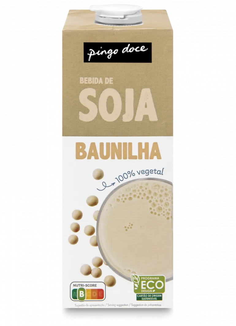 Bebida Vegetal de Soja e Baunilha