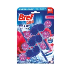 Bloco Sanitário Floral Triplo Blue Active
