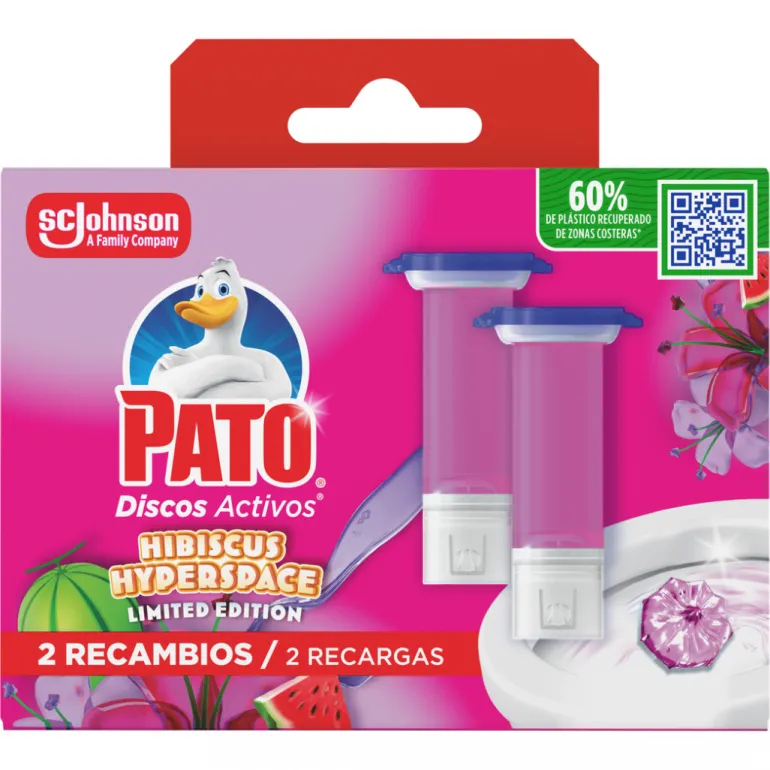 Blocos Sanitários Discos Ativos Recarga Hibiscus
