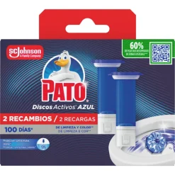 Blocos Sanitários Discos Ativos Recargas Azul