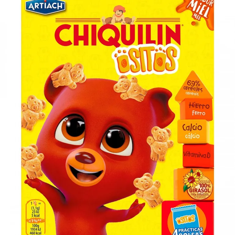 Bolacha Ositos de Mel Pack 4