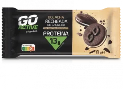 Bolacha Proteica com Recheio de Baunilha