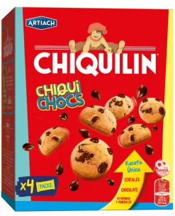 Bolachas Chiqui Chocs Chiquilín Pack 4
