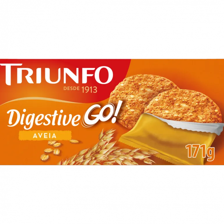 Bolachas com Aveia Digestive Go