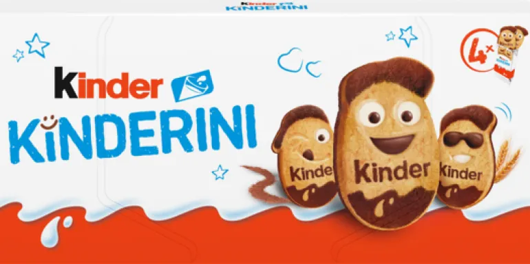 Bolachas com Chocolate Kinderini Pack 4