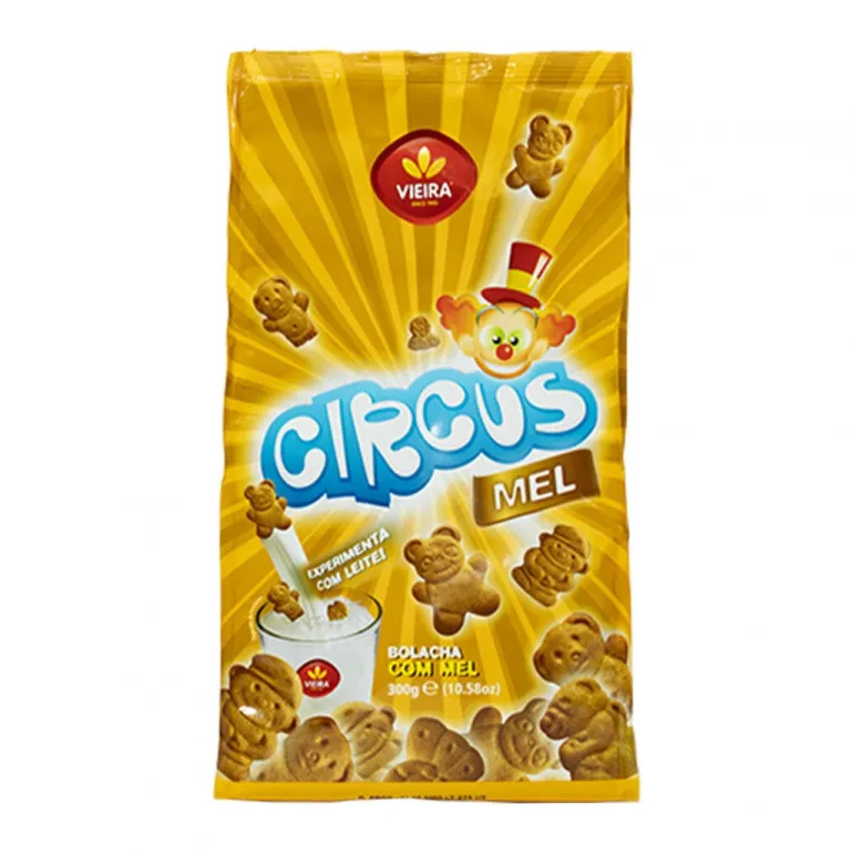 Bolachas com Mel Circus