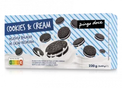 Bolachas Cookies & Cream Pack 5