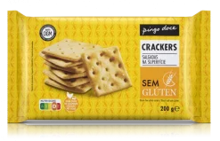 Bolachas Cracker sem Glúten