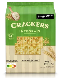 Bolachas Crackers Integrais