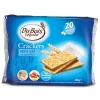 Bolachas Crackers sem Sal na Superfície