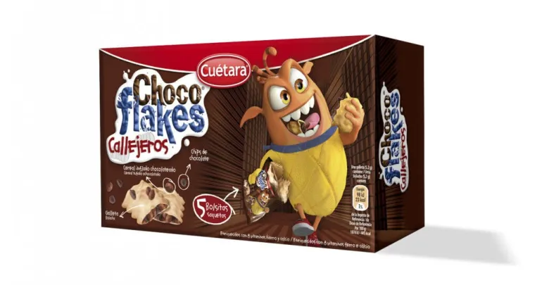 Bolachas Cuétara Choco Flakes Callejeros Pack 5