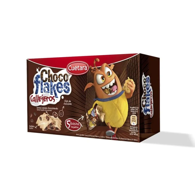 Bolachas Cuétara Choco Flakes Callejeros Pack 5