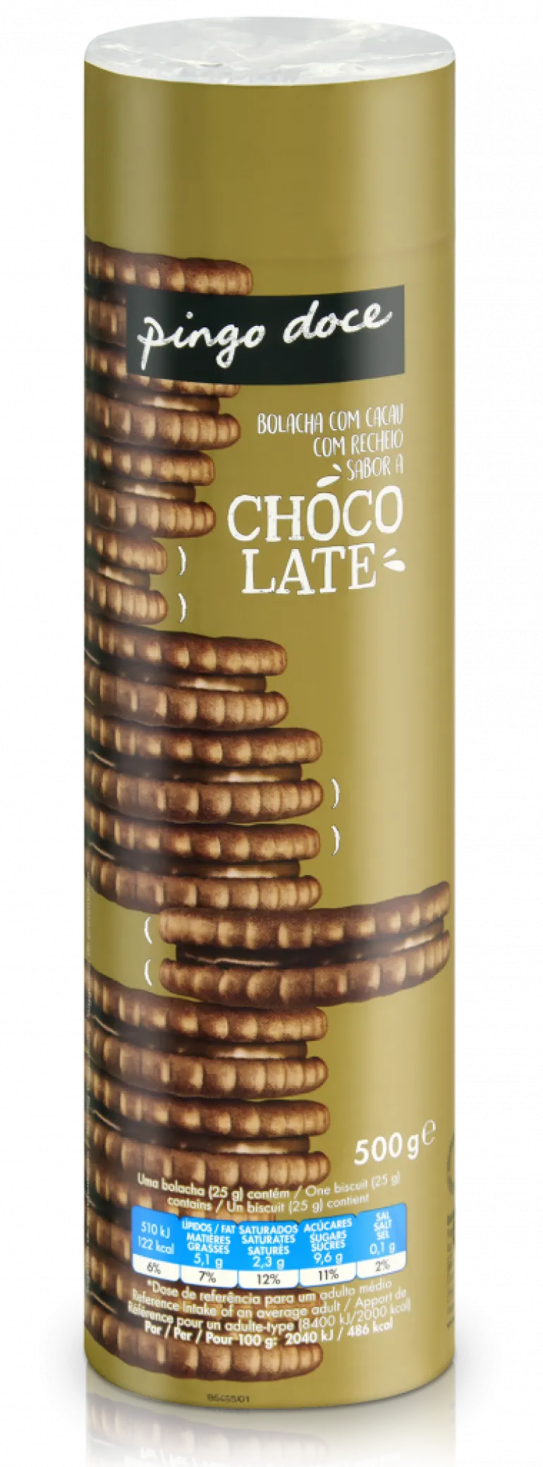 Bolachas de Cacau com Recheio de Chocolate