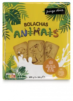 Bolachas de Cereais Animais Pack 3