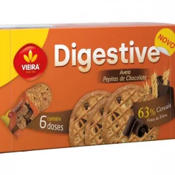 Bolachas Digestivas com Aveia e Chocolate Pack 6