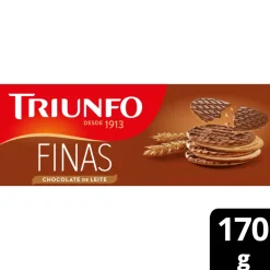 Bolachas Digestivas Finas Chocolate de Leite